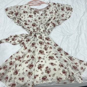Mini floral dress